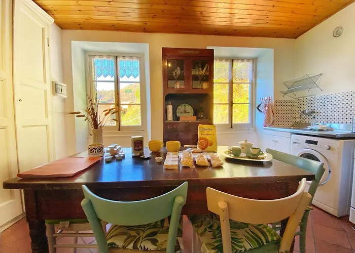 La Casa Con Giardino Tra Borghi, Boschi Cascate E Natura דירה Borzonasca